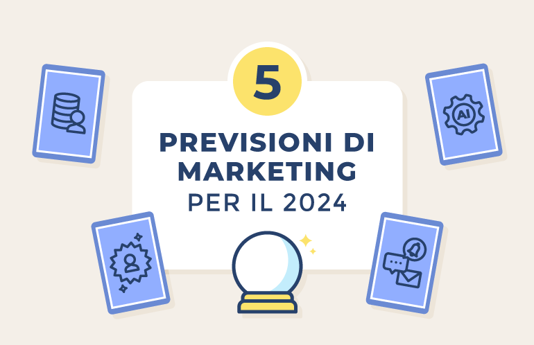 5 previsioni di marketing per il 2024