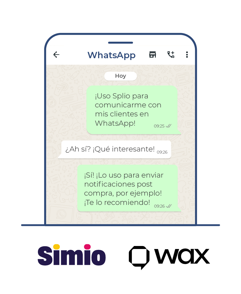 WhatsApp con Splio