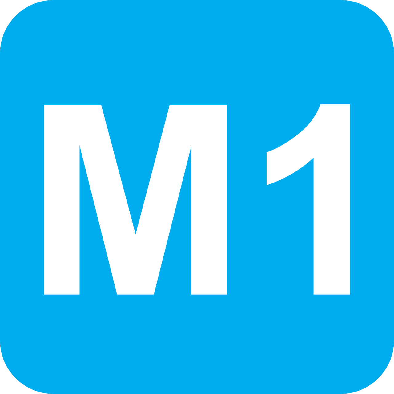 icône métro m1 marseille.svg
